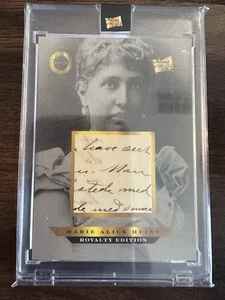 2025 Piezas Royalty Marie Alice Heine Princesa de Mónaco ¡Reliquia escrita a mano! - Imagen 1 de 2