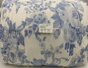 Pottery Barn Teen Love Shack Fancy Garden Damask Quilt Full Queen Blue #U1100 - Picture 1 of 6