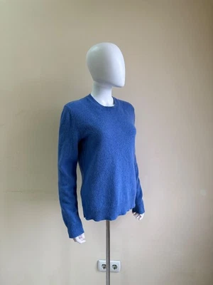 Prada Milano Womens Blue Long Sleeve Wool Sweater Size 48 - Image 1 of 4