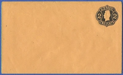 1863 U52  2c Black Jack mint postal stationery, UPSS 110, Signed Marcus W White - Image 1 of 2