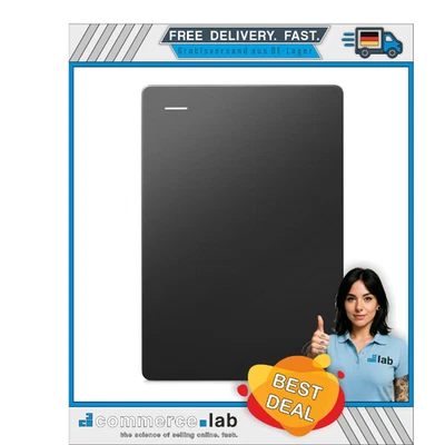 Seagate Portable Drive 2TB, Tragbare Externe Festplatte, 2.5 Zoll, USB 3.0, i... - Bild 1 von 4