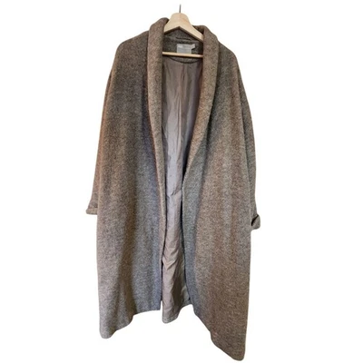 ASOS Long Shawl Cardigan Coat wool blend Womens size 10 - Image 1 of 4