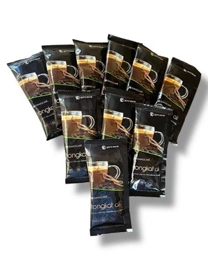 Gano Cafe Tonkat Ali - Café  Con Ganoderma Lucidum Gano Excel USA 10 Sachets - Image 1 of 3