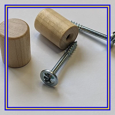 10086315 x 2 (114667 x 2) IKEA Holzknopf für BILLY Bücherregal OXBERG Türen Beige - Bild 1 von 4