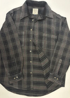 Consensus Brushed Cotton Shirt Mens L Rugged Fannel Cotton Button Up Outdoor - Image 1 of 4