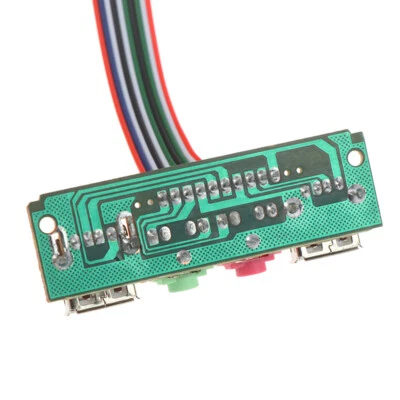 2 USB PC Computer Case 6.8CM Front Panel USB Audio Port Mic Earphone  NTAUS U Yi - Bild 1 von 4