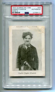 Tarjeta de película 1920 Juncosa Glorias Del Cine 16 Charles Charlie Chaplin PSA A Highest - Imagen 1 de 2