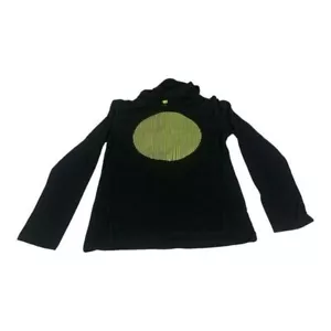 Camiseta con Capucha Cat & Jack Niños Negra Manga Larga Con Gráfico Amarillo Círculo M - Imagen 1 de 6