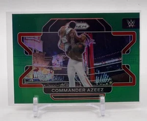 Commander Azeez 2022 Panini Prizm WWE Green #89 Wrestling - Picture 1 of 2