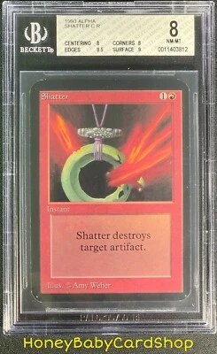 MTG Limited Edition Alpha 1993 Shatter BGS 8.0Q++ NM/MT Old School 93/94 - Image 1 of 4