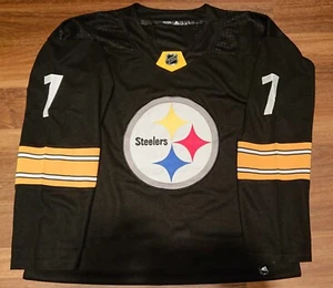 Brand New Pittsburgh Steelers NFL Black Hockey Jersey. Any size, name and number - Picture 1 of 3