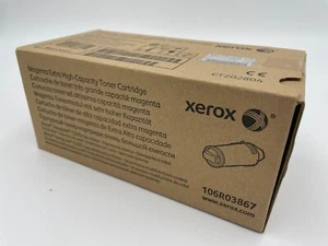 GENUINE Xerox VersaLink C500 Magenta Extra High Yield Toner Cartridge 106R03867 - Afbeelding 1 van 2