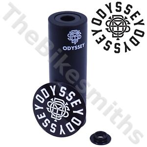 Odyssey Graduate Peg 14mm with 3/8" Adaptor 4.75" Black (Sold Individually) BMX