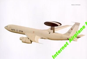 AVIATION ART BOEING E-3 SENTRY AWACS NATO EARLY WARNING GEILENKIRCHEN GERMANY - Picture 1 of 1
