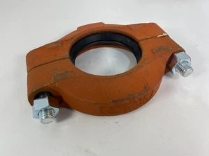 Anvil Gruvlok 5x4 7010 Reducing Coupling Galvanized Ductile Iron w/ Gasket - Picture 1 of 3