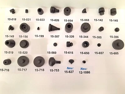 Anschlag-Gummi Gummipuffer Anschlagpuffer Gummis Youngtimer Karosseriebau Möbel - Bild 1 von 3