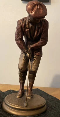 Austin Escultura Golfista "Hampton Green" por Alexsander Danel Acabado Bronce 11.5” Foto 1 de 4