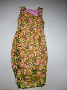 Isabel Maternity Medium Sleeveless Floral Multicolor Dress 11937 - Picture 1 of 12