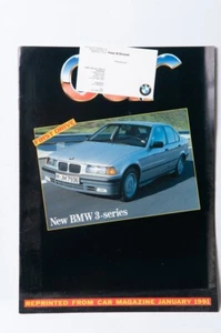 BMW Brochure: New BMW 3-Series (E36) reprinted from Car Magazine 1991 - Picture 1 of 1