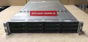 Supermicro SuperServer 48-Core 384GB 2x 1400W PSU 4-Node 6026TT-BTRF Rack Server - Picture 1 of 2