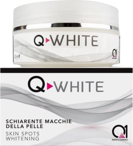Q-White Gel Crema Schiarente Viso E Corpo | per Rimozione Delle Macchie Più Comu - Foto 1 di 12