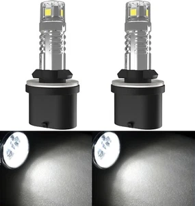 LED 20W 880 H27 White 5000K Two Bulbs Fog Light Replacement Upgrade Lamp EO - Picture 1 of 12