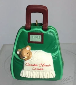 Keepsake Handcrafted 1993 Hallmark BOWLING FOR ZZZs Christmas Ornament EUC - Picture 1 of 12