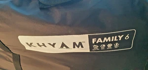Khyam Family 6 Family Tunnel Tent - 6 Man Tent - Used, CANVAS ONLY NO POLES - Picture 1 of 2