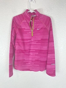 Nike Running Dri Fit Small (6) Pink & Blue Half Zip Pullover Kids SET OF 2 - Picture 1 of 9