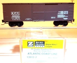 Z MTL 13912-2 40ft Double-Sheathed Wood Box Car Single Door ACL - Picture 1 of 4