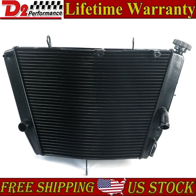 Radiador de aluminio para Suzuki GSXR 600 750 GSX-R600 GSX-R750 2007 2008 2006-2009 Foto 1 de 4