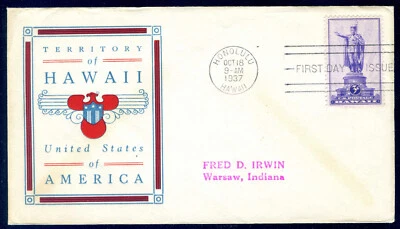 U.S. FDC Hawaii Territorial, Scott 799 - Image 1 of 2