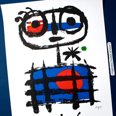 JOAN MIRO 1991 AUSTRIA EXHIBITION LITHOGRAPH POSTER - image 1 of 4