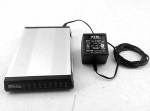 MaxTech 28800 F-1128V/R6 9 VAC 1 AMP Fax Modem with AC Adapter - Afbeelding 1 van 5