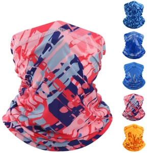 Cooling Neck Gaiter Bandana Face Mask for Men Summer Sun UV Half Face Scarf Mask - Picture 1 of 23