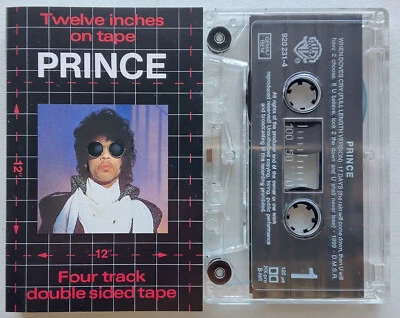 PRINCE - 12 INCHES ON TAPE (WARNER W9286C) 1990s EUROPE CASSETTE TAPE REISSUE - Image 1 of 3