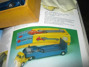 CORGI 1100 CARRIMORE TIEFLADER 1958-63 PLAYWORN ORIGINAL LKW ALTER GETRAGEN BOX. - Bild 1 von 12
