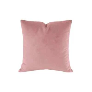 Blush Pink Matt Velvet Cushion Cover 16",18", 20" Designer Quality Handmade UK - Picture 1 of 2