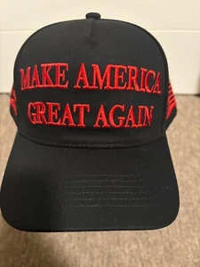 Gorra Trump Never Surrender Negra Roja MAGA Sombrero Bordado Ajustable EE. UU. - Imagen 1 de 4