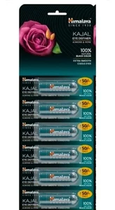 Himalaya Kajal Herbal Eye Liner with Almond Oil Natural Smudge-Free Pack Of 6 - Picture 1 of 3