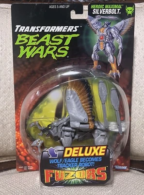  Transformers MAXIMAL Beast Wars SILVERBOLT Deluxe Fuzors Heroic 1997 Figure MOC - Image 1 of 2