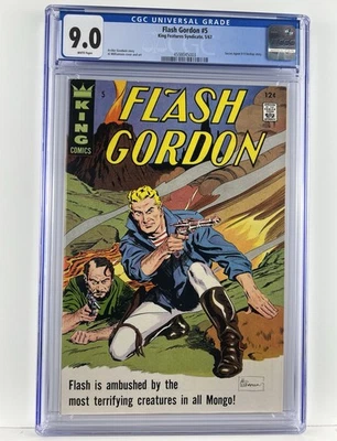 FLASH GORDON #5- CGC 9.0- KING COMIC1967-WILLIAMSON CVR - Image 1 of 2