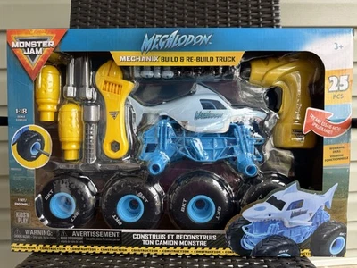 Monster Jam Megalodon Truck Mechanix Build & Rebuild 25 pieces - 1:18 Scale - Image 1 of 3