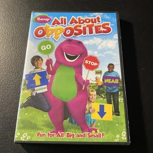 Barney DVD All About Opposites (Fun for All, Big and Small!) Disc EXC - Picture 1 of 6