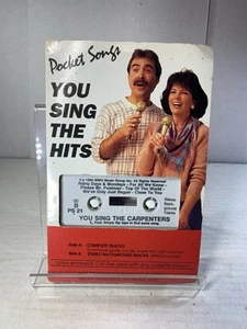 Vintage 1990’s Karaoke Cassette The Carpenters Music Pocket Songs Set Complete - Picture 1 of 5