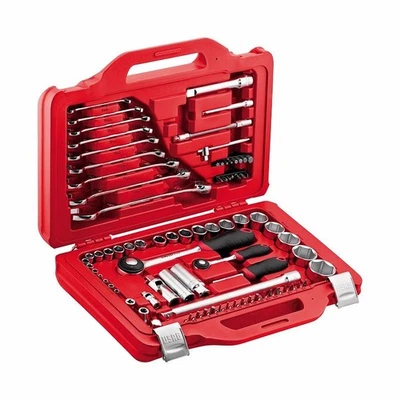 Just USAG / Cassetta con bussole e chiavi combinate (82 pz)-Art.601 1/4-1/2 J82 - Immagine 1 di 4