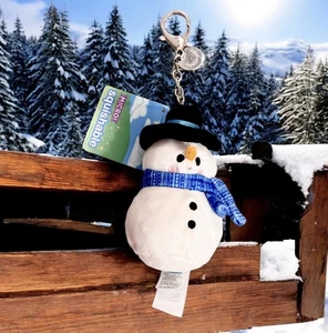 Zerdrückbarer Mikro Schneemann Clip Schlüsselanhänger Taschenanhänger Weihnachten Weihnachtsgeschenk süß Neu mit Etikett - Bild 1 von 10
