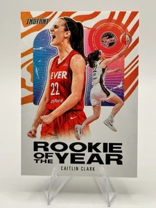 Tarjeta de radiocontrol Panini Instantánea #CCROY Caitlin Clark 2024 WNBA Novato del Año CC ROY - Imagen 1 de 2