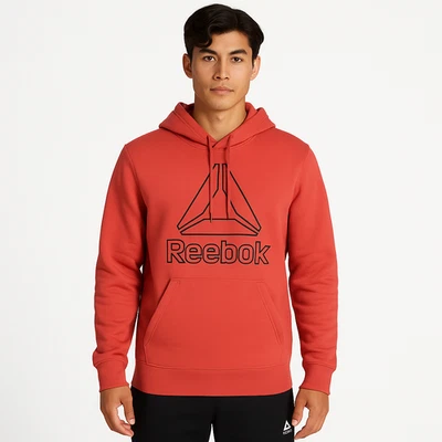 Reebok Men's and Big Men's Big Logo Fleece Hoodie Sweatshirt - Image 1 of 3