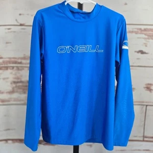 O'Neill Youth Long Sleeve Rash Guard Blue Size 8 - Picture 1 of 4
